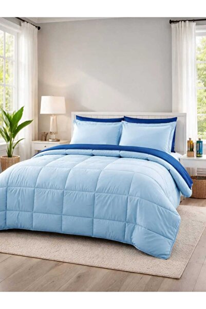 Özdilek Çift Kişilik Uyku Seti- Aqua-Lacivert
