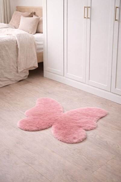 EYPRICH KUZU POST PELUŞ SÜET TABAN İNCE KELEBEK HALI - YUMUŞAK DOKULU TÜY