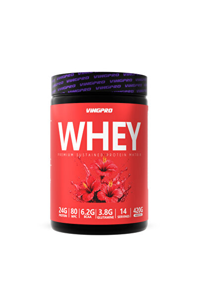 vingpro Whey Protein Pro Wpc80 420Gr 14 Servings Hibiscus Flavor