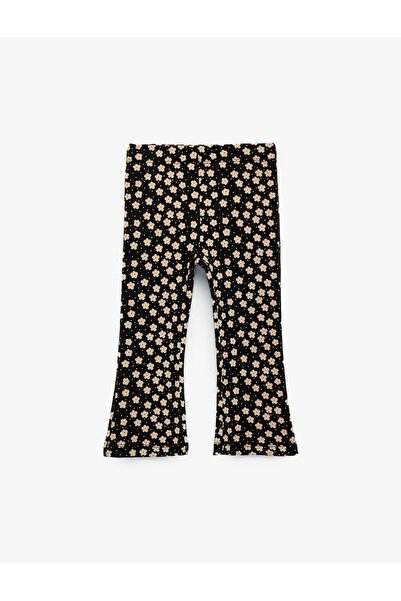 Koton Colanți pentru fetițe 6SMG40006AK CU MODEL NEGRU