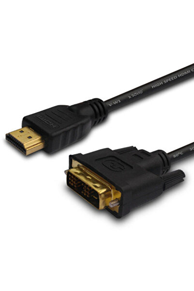 Savio CL-139 video cable adapter 1.8 m DVI-A HDMI Type A (Standard) Black