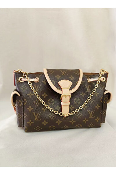 Louisaabby Classic monogram shoulder bag, complete with all accessories.
