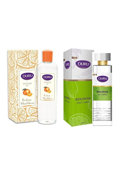Duru Kolonya 400 ml Bodrum Mandalinası ve Misket Limonu 2 li Set