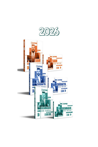 Benim Hocam Yayınları 2026 KPSS Genel Kültür Ders Notları ve Soru Bankası Seti