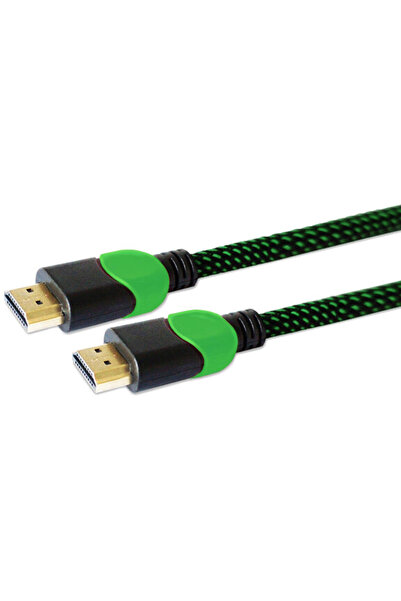 Savio Cablu HDMI GCL-03 1,8 m HDMI Tip A (Standard) Negru, Verde