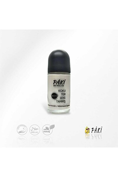 PAKİ DOĞAL Kokusuz Deodorant Roll-On