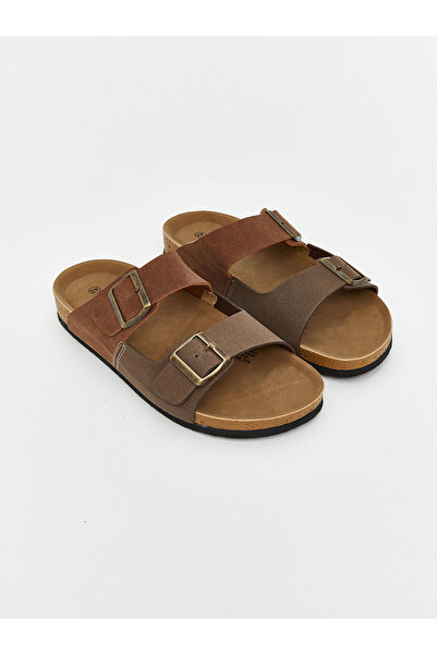 LC Waikiki Peak New Season Double Strap Men's Slippers