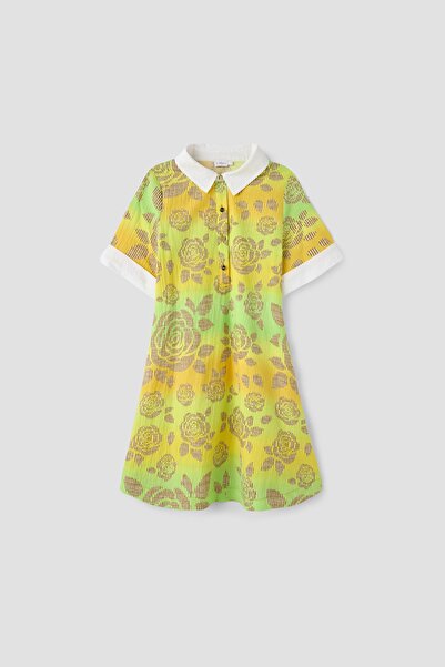 Lia Lea Κίτρινο φόρεμα για κορίτσια από το BG Store