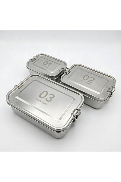 GRITUAL 304 Stainless Steel Casseroles: Zero Microplastics, 100% Leakproof. 5...