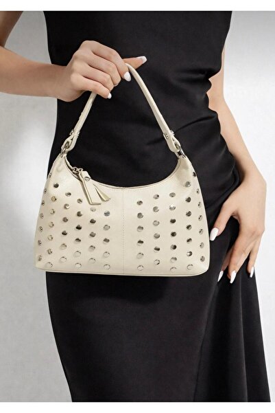 bag Women's New Season Studded Detail Shoulder Bag
