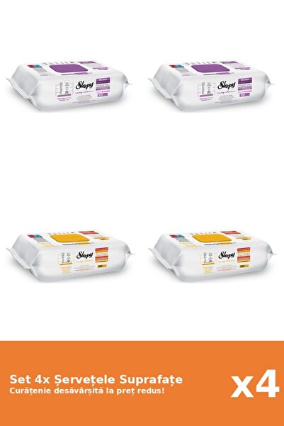 Sleepy Set of 4 Sleepy Surface Napkins: Classic