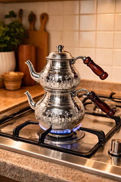 teberrik dükkan bakır çaydanlık