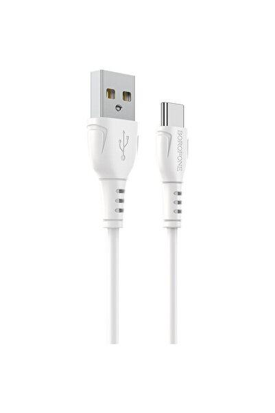 Borofone Cablu Date si Incarcare USB la USB Type-C BX51 Triumph, 1 m, 3A, Alb