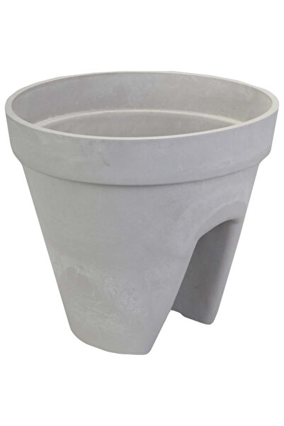 Goliat Donica na balustradę w kolorze jasnoszarym, odporna na warunki atmosfe...