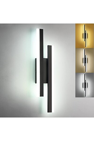 zola Двуспален LED стенна лампа 9W 6000K 180° ъгъл 50x3 см