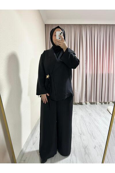Meray Butik Oversized Kimono and Loose Pants Set