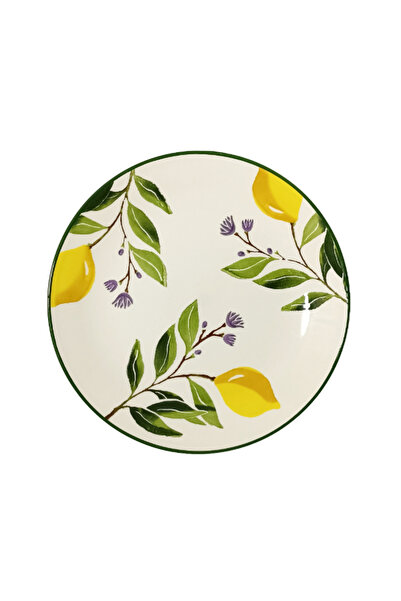 papart طبق عشاء دائري بتصميم أنيق من ليمونيد توسكانا، 28 سم