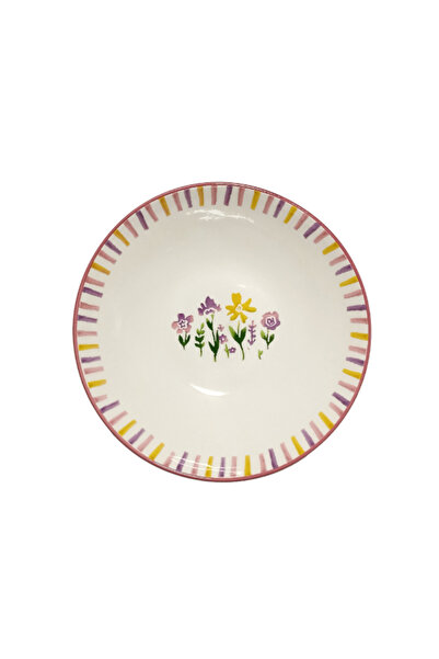 Papart Floral Printed Round Serving Bowl 26cm
