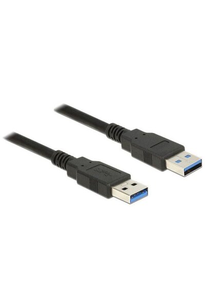 DELOCK Cablu USB 3.0 Tip-A mascul > USB 3.0 Tip-A mascul 1.5m negru