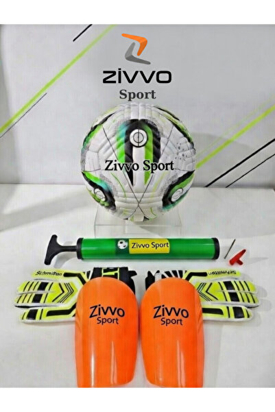 Zivvo مجموعة كرة القدم المكونة من 4 قطع، كرة قدم، قفازات مضخة الهواء، كأس الا...