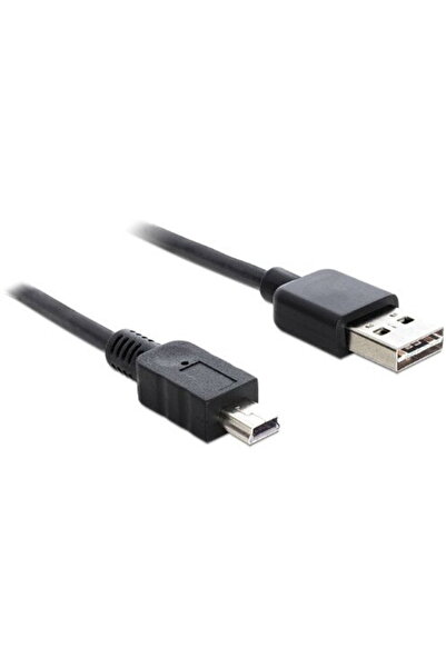 DELOCK EASY USB 2.0-A > mini USB negru 3m - Mufă/Mufă