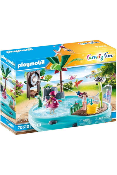 Playmobil Piscină distractivă cu stropi de apă - 70610