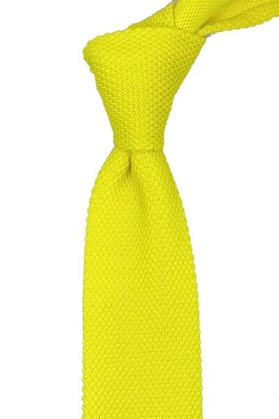 Kravatkolik Phosphor Plain Knitted Tie Ö8380