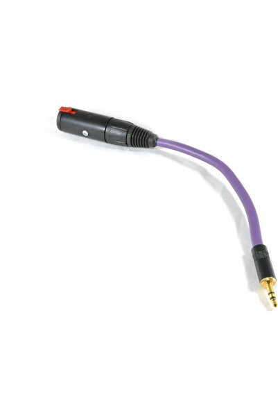 Melodika Kabel Jack 3.5mm - Jack 6.3mm 0.2m fioletowy