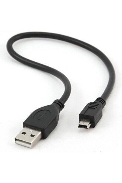 Gembird 2.0 (T) to Mini-USB 2.0 (T), 30cm, gold-plated connectors, Black, CCP...