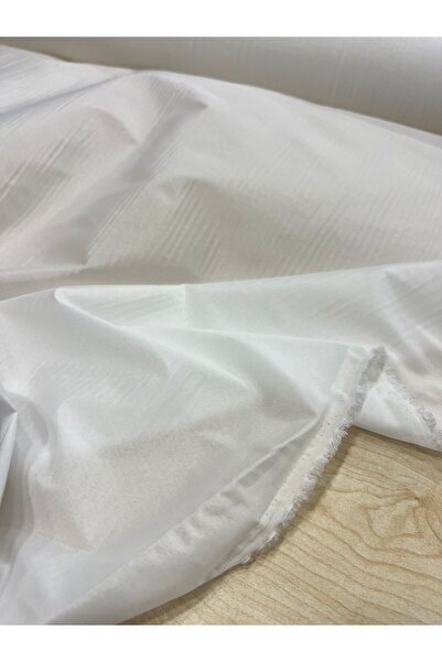 Kumaş Sevdası بطانة بيضاء قماش قابل للتمدد بوليستر (العرض 150 سم) حقيبة، بطان...