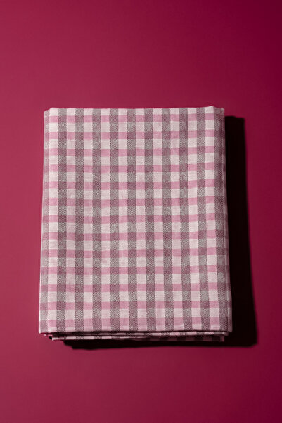 Perotti Gingham Pack Pink Tablecloth 170 X 170cm