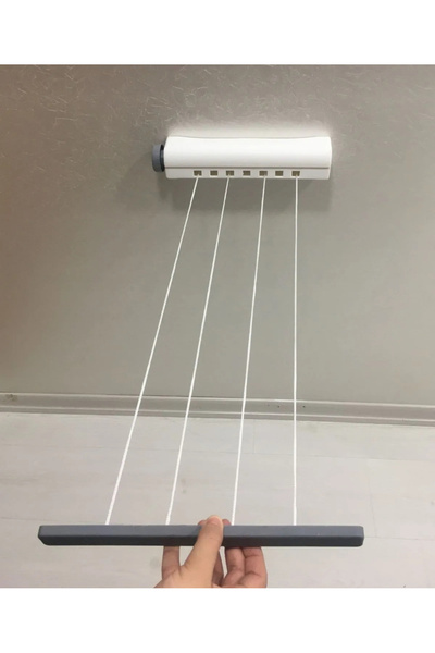 özgürce Pratik Otomatik Çamaşır Asacağı, Çekli ve Dayanıklı Askılık