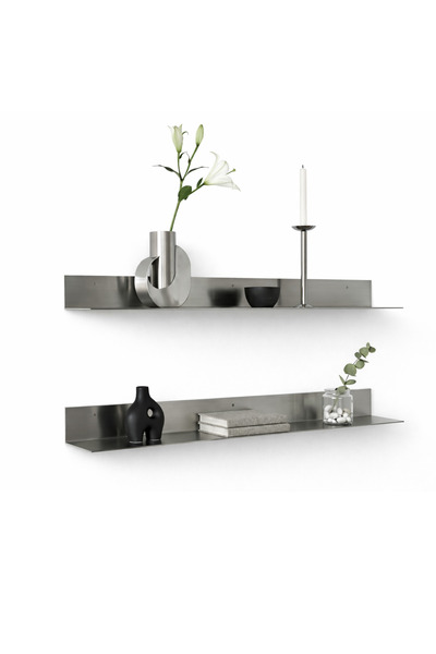 essuchouse Aloma Paslanmaz metal şık Duvar Rafı Ürün Düzenleyici -90cm 304 ka...