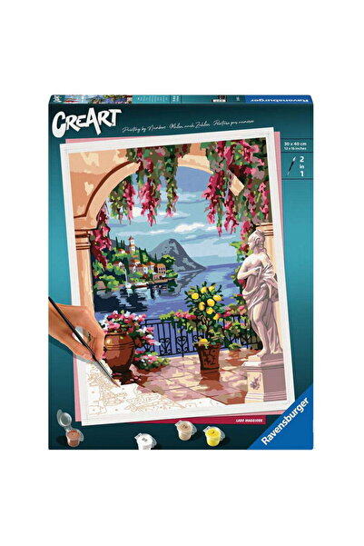 RAVENSBURGER CreArt Premium - Lacul Maggiore, pictură