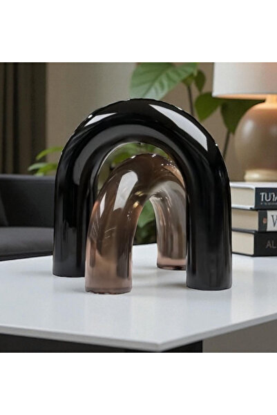 tuan design 2 Li İç İçe Geçen Obje Siyah Füme