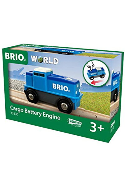 BRIO Blue Battery Freight Locomotive - 33130
