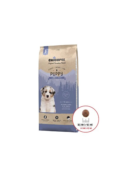 Chicopee Hrană uscată pentru câini Super Premium, HNL Puppy, Miel-Orez, 2 Kg