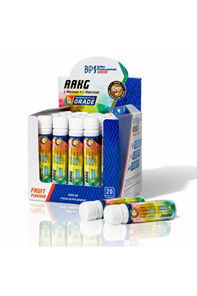 Balkan Pharmaceuticals Set 20 Fiole unidoză AAKG shot, L-arginine + L-Ornithi...