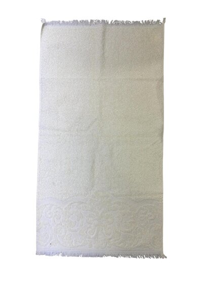 Ünsal Showroom Maxstyle Alara Jacquard 50X90Cm Towel Cream