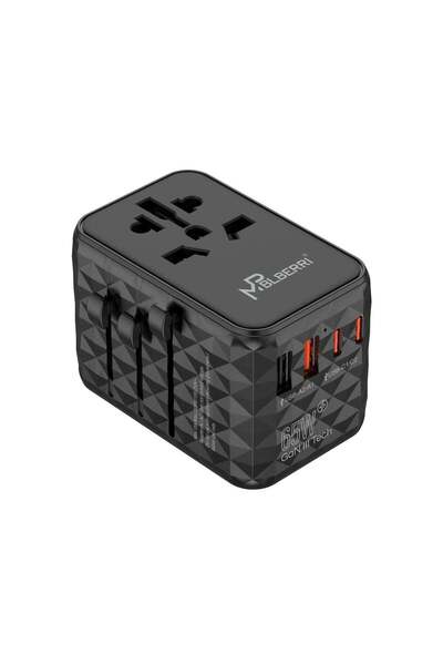 mpBLBERRI 65W Universal Travel Adapter