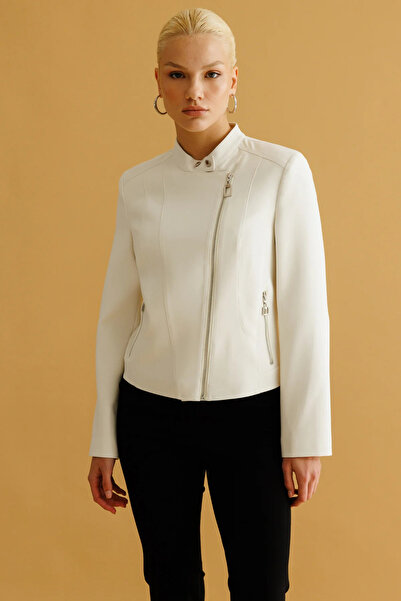 Ekol Fermuar Detaylı Kısa Mont