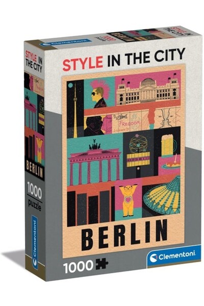 CLEMENTONI Puzzle 1000 pieces - Style in the City, Berlin (Clementoni-39845)