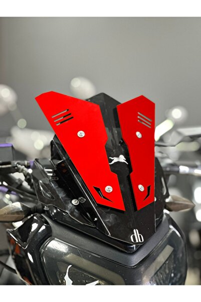 TVS RAİDER 125 CC ÖZEL ÜRETİM SİPER CAMI KIRMIZI