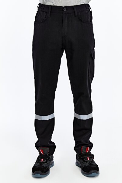 Uniprom Work Pants Winter Basic Model 2 Black 5 Pockets