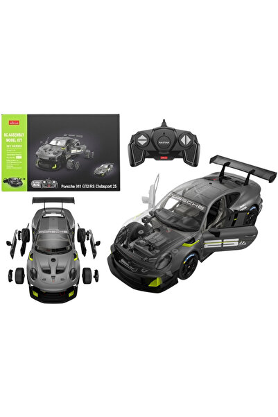 Rastar RC Building Block Car 1:18 Porsche 911 GT2 Gray 68 Elements