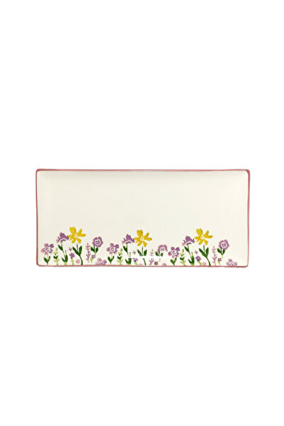 papart Floral Print Rectangular Serving Platter 36cm