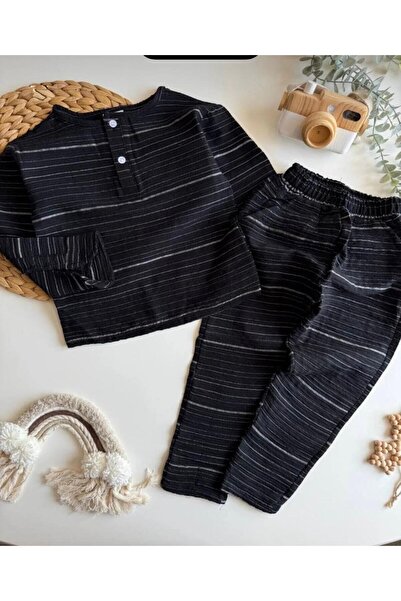 Miniminnakkidswear Costum bărbătesc elegant și confortabil, din două piese, p...