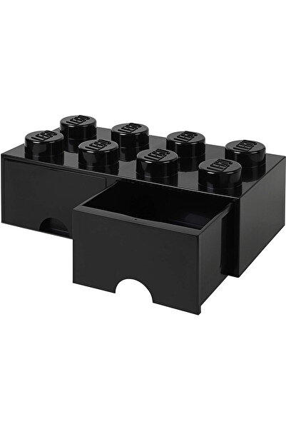 Room Copenhagen Sertar cu 8 cărămizi LEGO negru - RC40061733