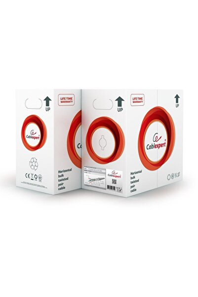 Gembird FTP solid cable, cat. 5e, 100m, gray