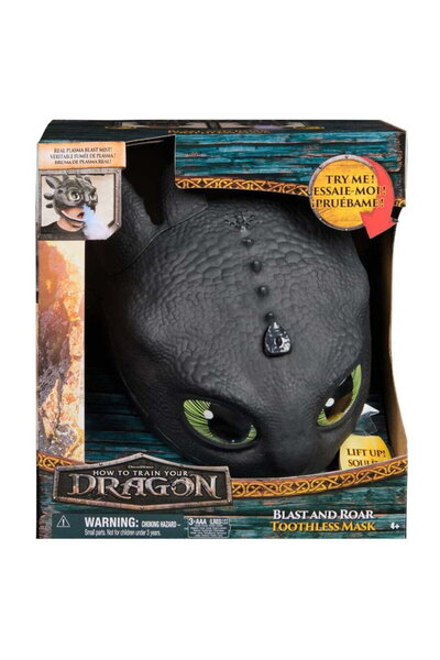 Spin Masters Dreamworks Dragons World of Berk - Mască interactivă Toothless B...